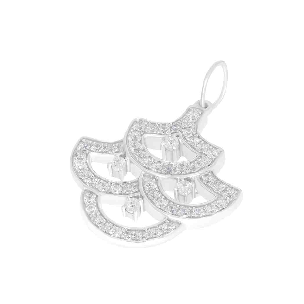 Cutwork Diamond Pendant PD31140A